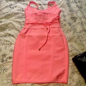 Pink  Bando Dress